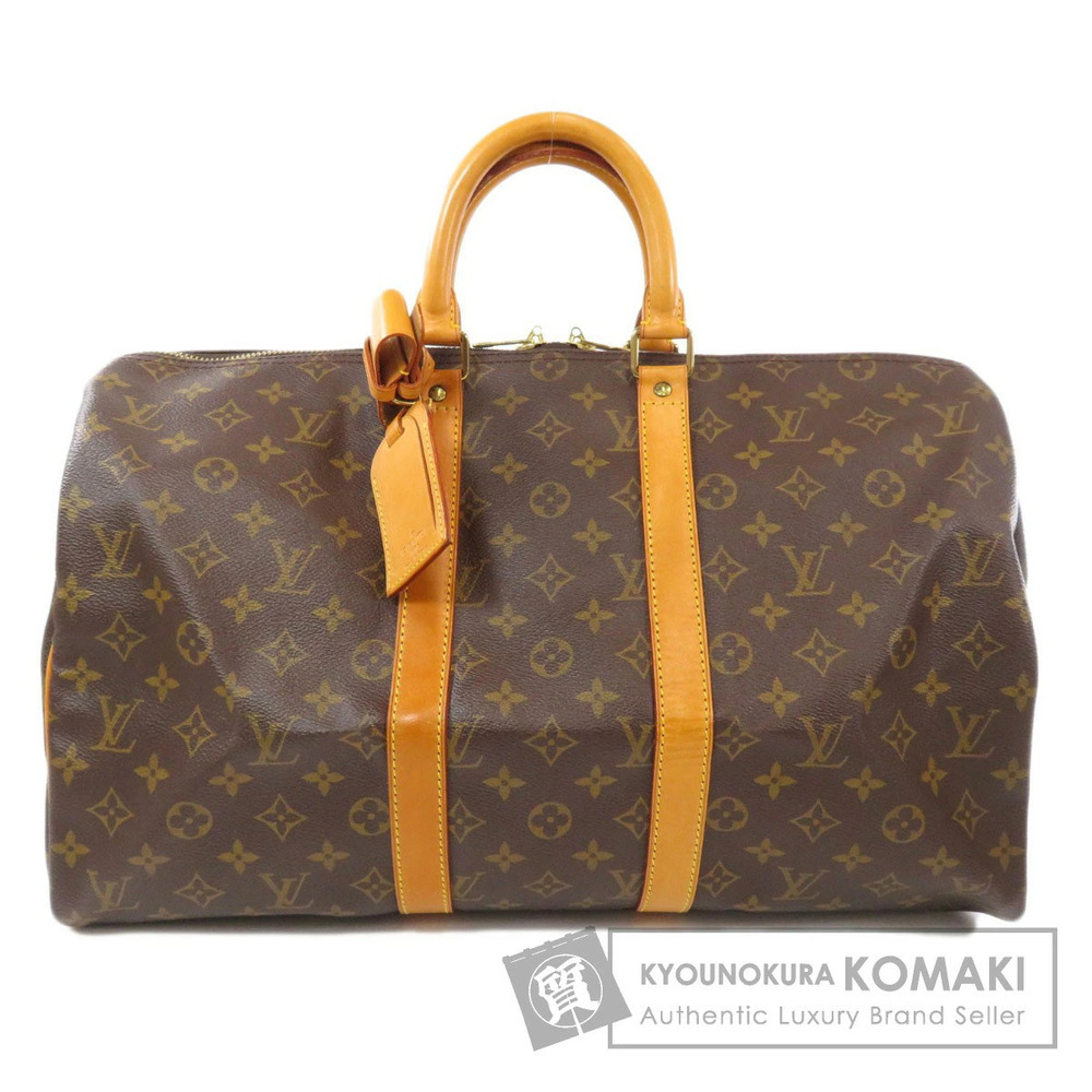 Louis Vuitton Keepall Monogram Boston Bag Canvas